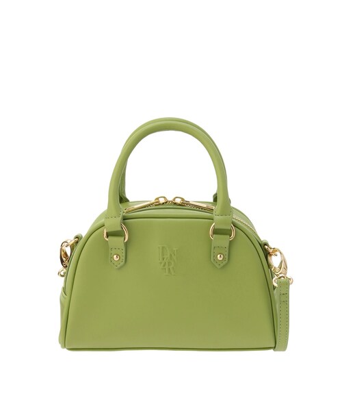 dazzlin（ダズリン）の「ハーフラウンドミニボストンバッグ（ショルダーバッグ・レディース・ライム/ブラウン・F）」の3枚目の写真