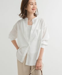 URBAN RESEARCH DOORS | 『再入荷』『UR TECH』バンドカラーシャツ(シャツ/ブラウス)