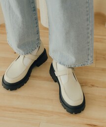 SENSE OF PLACE by URBAN RESEARCH | Tストラップボリュームソールシューズ(ドレスシューズ)