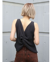 ungrid ケーブルコンビルーズニット Ungrid (アングリッド)ビッグシルエットルーズケーブルニット 24秋冬