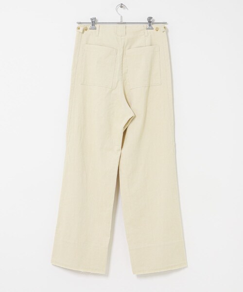 THE GOODLAND MARKET（ザグッドランドマーケット）の「cwtch　CORDUROY WIDE PANTS（その他パンツ・レディース・IVORY/NAVY/BORDEAUX・1/2）」の9枚目の写真