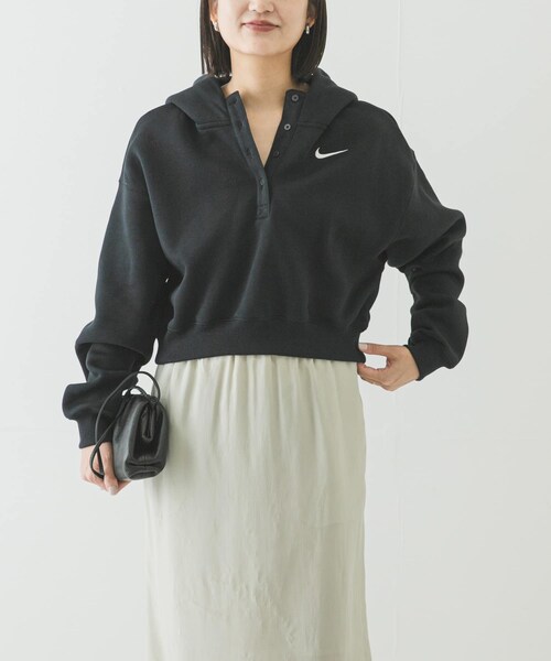 URBAN RESEARCH（アーバンリサーチ）の「NIKE　PHNX FLC OS CRP HNL（パーカー・レディース・663 PINK/010 BLACK/043 P PT/133 SAIL/502 TATTOO・M）」の15枚目の写真