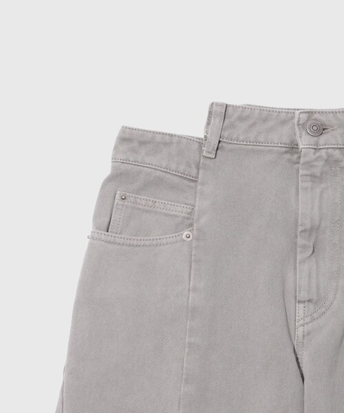 ADAM ET ROPE'(アダムエロペ)の「【Maison Margiela/メゾン マルジェラ】SPLICED DENIM JPN LIMITED(デニムパンツ・メンズ・ライトグレー・40/42/44)」の6枚目の写真