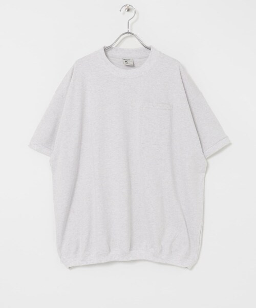 URBAN RESEARCH（アーバンリサーチ）の「RELAX FIT　リブTシャツ（Tシャツ/カットソー・メンズ・BLACK/WHITE/ASH/BROWN/L BLUE・FREE）」の19枚目の写真