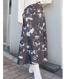 MERCURYDUO | ART PRINTロングスカート(スカート)