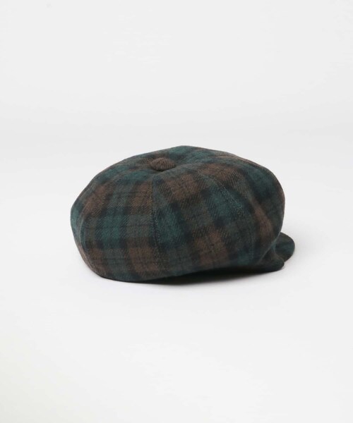 URBAN RESEARCH（アーバンリサーチ）の「saravah　NAJA（ハンチング/ベレー帽・メンズ・GREEN CHK/BLACK・58/59）」の10枚目の写真