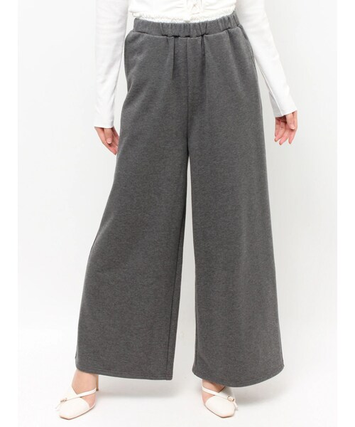 RESEXXY（リゼクシー）の「レイヤードスウェットパンツ（スウェットパンツ・レディース・グレー/チャコールグレー/ブラック・F）」の8枚目の写真