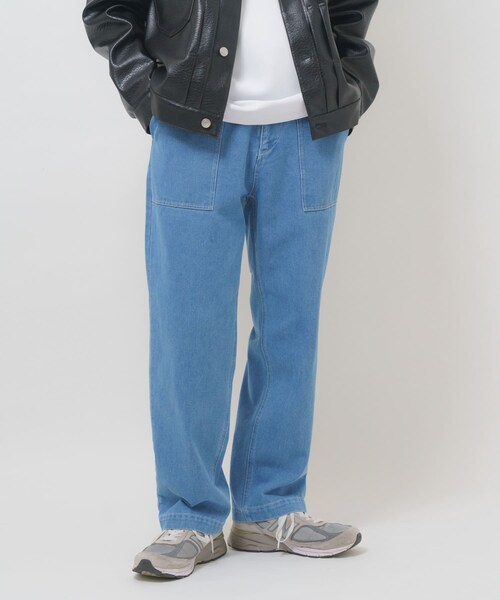 ITEMS URBANRESEARCH（アイテムズ アーバンリサーチ）の「デニム ベイカーパンツ（デニムパンツ・メンズ・BLK/NVY/BLU・M/L）」の16枚目の写真