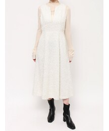 dazzlin（ダズリン）の「ディープネックツイードジャンスカ