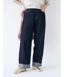 Ungrid | 【WEB限定】ロールアップカーブデニム(デニムパンツ)