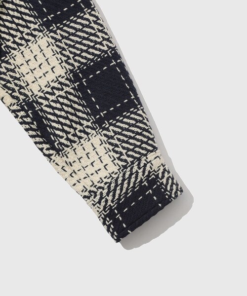 ADAM ET ROPE'（アダムエロペ）の「【WAX LONDON/ワックスロンドン】WHITING OVERSHIRT | MARINE BEATNIK V3（シャツ/ブラウス・メンズ・ネイビー・L/XL）」の7枚目の写真