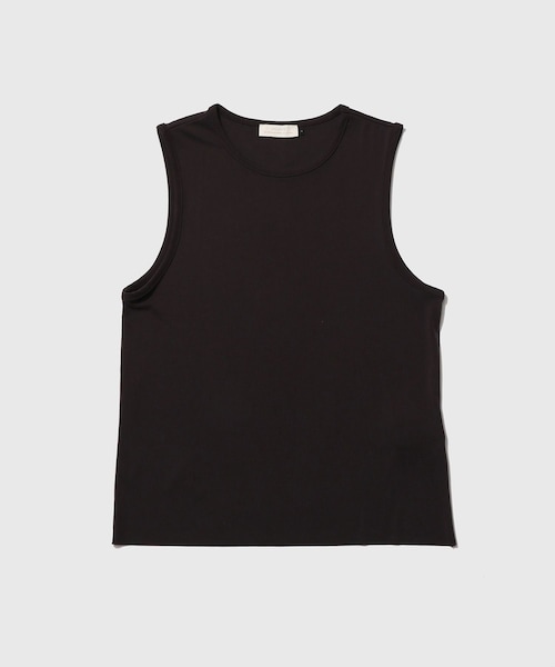 ADAM ET ROPE'（アダムエロペ）の「【AMOMENTO/アモーメント】ROUND NECK SLEEVELESS TOP（タンクトップ・メンズ・チャコール・L/M）」の5枚目の写真