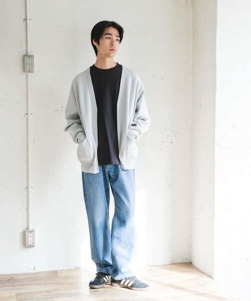 URBAN RESEARCH DOORS（アーバンリサーチドアーズ）の「『UR TECH Renew Knit』Vネックカーディガン（カーディガン/ボレロ・メンズ・GRAY/CHARCOAL/LIGHTBROWN・M/L）」の21枚目の写真