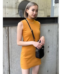 EMODA | ハイネックリブワンピース(ワンピース)