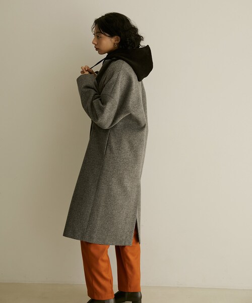 ADAM ET ROPE'（アダムエロペ）の「【極上の肌ざわり】バラクラバ-CreamyCotton /クリーミーコットン-（ストール/ショール・レディース・ブラック系/ホワイト系/モスグリーン/ピンク系・F）」の7枚目の写真