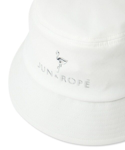 ROPE'（ロペ）の「フラミンゴロゴ入りハット（ハット・レディース・ブラック/ホワイト/ベージュ・F）」の11枚目の写真