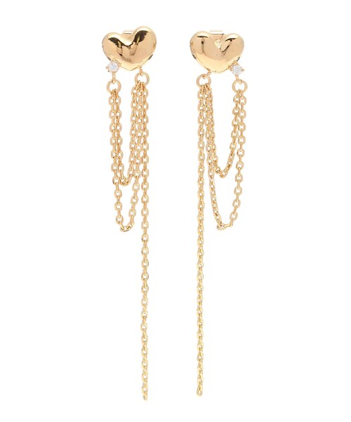 RESEXXY（リゼクシー）の「ハートチェーンピアス（ピアス（両耳用）・レディース・シルバー/ゴールド・F）」の3枚目の写真