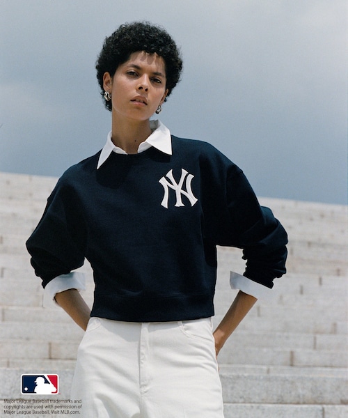 ROPE'(ロペ)の「【MLB COLLECTION BY JUN】ロゴスウェット(スウェット・レディース・グレー/ダークブラウン/ネイビー・F)」の12枚目の写真