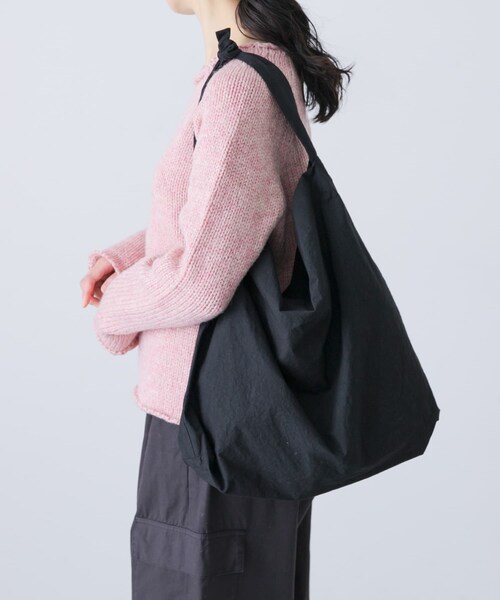 かぐれ（カグレ）の「コットンショルダーバッグ（ショルダーバッグ・レディース・RED/GRAY/NAVY/BLACK・FREE）」の5枚目の写真