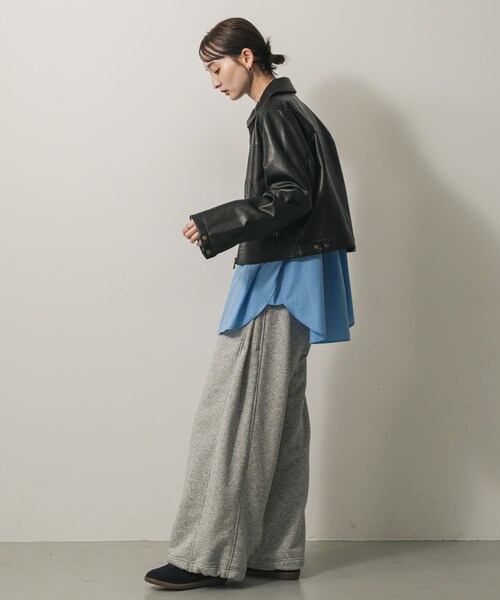 SENSE OF PLACE by URBAN RESEARCH(センスオブプレイスバイアーバンリサーチ)の「FLショートジャケット(テーラードジャケット・レディース・CAMEL/BLACK/BROWN・One)」の8枚目の写真