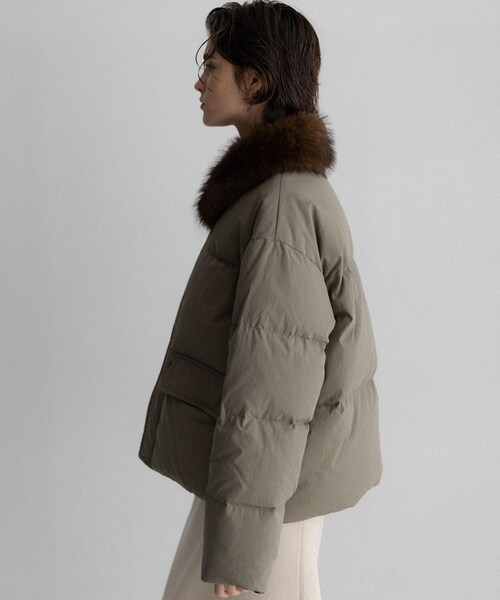 URBAN RESEARCH Sonny Label（アーバンリサーチサニーレーベル）の「グリーンダウンワークジャケット（その他アウター・レディース・ベージュ/カーキ/ネイビー・Free）」の18枚目の写真