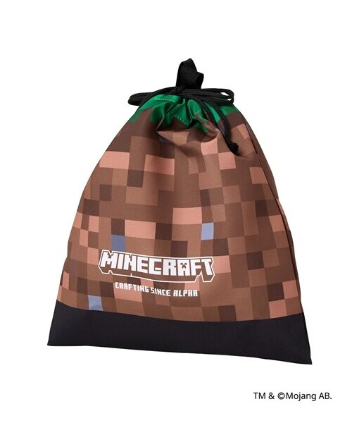 nissen（ニッセン）の「【MINECRAFT（マインクラフト）】世界にひとつだけのキャラクターバッグが作れる♪転写シール付き　通園・通学バッグ（レッスンバッグ・シューズバッグ・巾着）（男の子 女の子 入園 入学 新学期準備）（トートバッグ・メンズ・レッスンバッグ/シューズケース/巾着・Y）」の3枚目の写真
