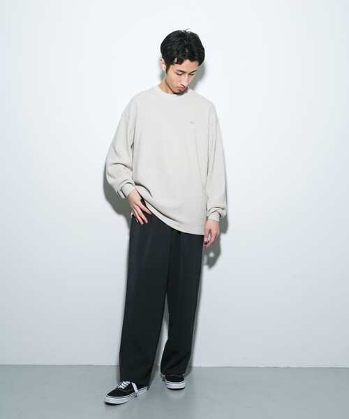 URBAN RESEARCH DOORS（アーバンリサーチドアーズ）の「『別注』LACOSTE×DOORS　HEAVY PIQUE LONG-SLEEVE（Tシャツ/カットソー・メンズ・HAMMAM/GRAPHITE/PORTO・3/4/5）」の17枚目の写真