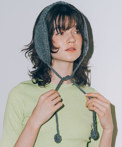 SMELLY（スメリー）の「ニットイヤーマフ（イヤーマフ・レディース・GRY/IVO/MOC・-）」の4枚目の写真