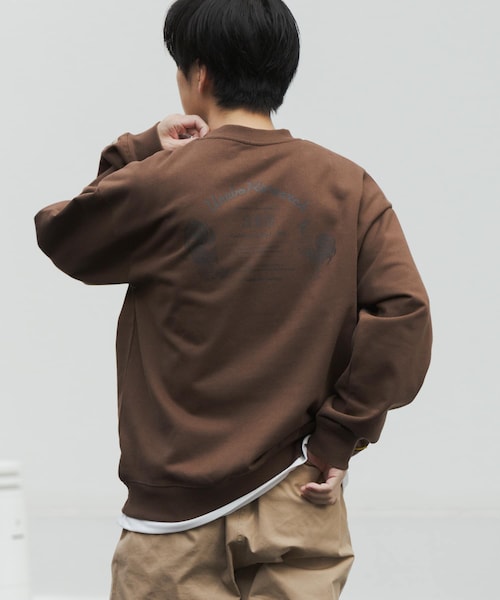 URBAN RESEARCH（アーバンリサーチ）の「鳥貴族×UR　UnuboResearch  SWEAT（スウェット・メンズ・OATMEAL/RED/CHARCOAL/BLACK/MOCHA・M/L/XL）」の3枚目の写真