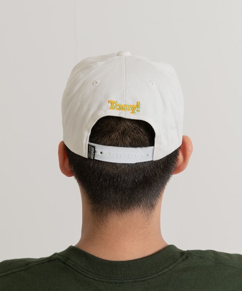THE GOODLAND MARKET（ザグッドランドマーケット）の「TONY　STARTER CAP（キャップ・メンズ・SALMON/NVY/WHT・one）」の6枚目の写真