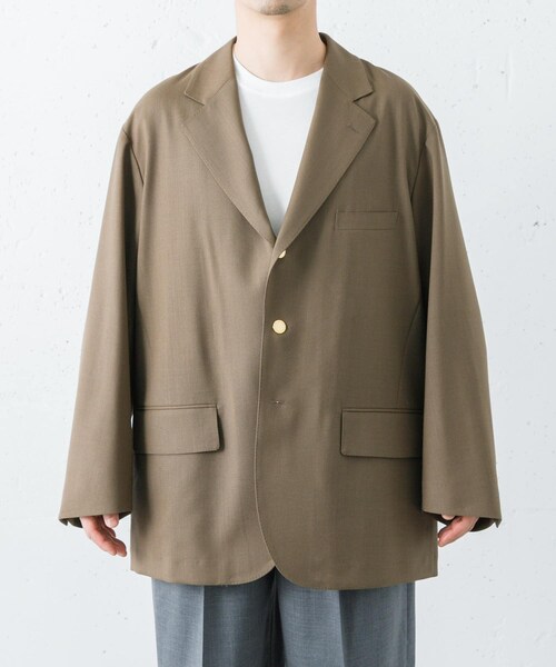 URBAN RESEARCH(アーバンリサーチ)の「COUTURE D’ADAM BIG JACKET S BLAZER DESERT(テーラードジャケット・メンズ・MOCA BROWN・40/42)」の4枚目の写真
