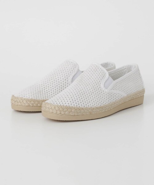 URBAN RESEARCH Sonny Label（アーバンリサーチサニーレーベル）の「DICAS　メッシュ×キャンバススリッポン∴（スリッポン・メンズ・WHITE/NAVY/ORANGE/L GREEN/L BLUE・40/41/42）」の10枚目の写真