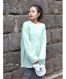 Ungrid | 透かし編みル-ズニット(ニット/セーター)