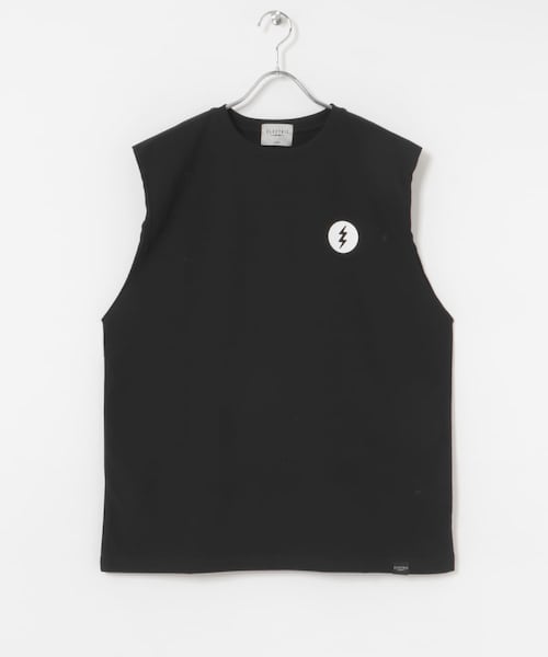 URBAN RESEARCH(アーバンリサーチ)の「ELECTRIC ICON LOGO DRY NO SLEEVE(タンクトップ・メンズ・WHITE/BLACK・L/XL/XXL)」の2枚目の写真