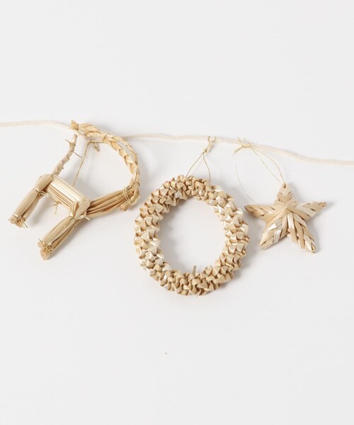 URBAN RESEARCH DOORS(アーバンリサーチドアーズ)の「『WEB限定』shesay ストローガーランド(インテリア雑貨・メンズ・GL/RD・-)」の6枚目の写真