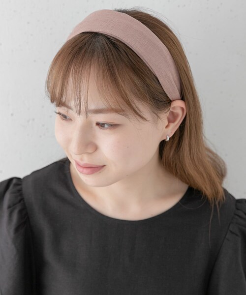 URBAN RESEARCH Sonny Label（アーバンリサーチサニーレーベル）の「ワイドカチューシャ（カチューシャ・レディース・ベージュ/ブラック・one）」の3枚目の写真