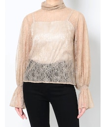 LAGUNAMOON | LADYキャンディースリーブレースブラウス(シャツ/ブラウス)