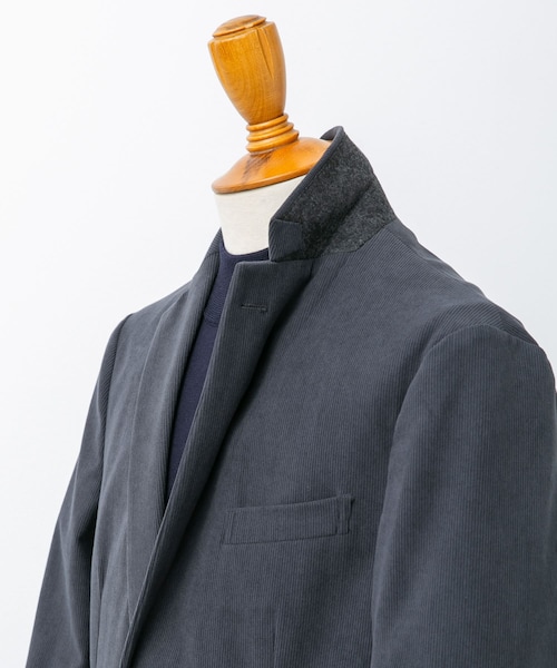 URBAN RESEARCH DOORS（アーバンリサーチドアーズ）の「LIFE STYLE TAILOR　コーデュロイコンフォータブルジャケット（その他アウター・メンズ・BLUE GRAY/OLIVE/BROWN・S/M/L/XL）」の18枚目の写真