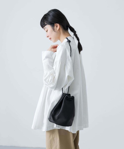 かぐれ(カグレ)の「MORMYRUS drawstring bag(その他雑貨・レディース・BLACK・FREE)」の3枚目の写真