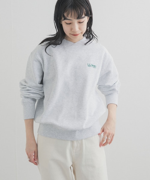 URBAN RESEARCH DOORS(アーバンリサーチドアーズ)の「L.L.Bean JAPAN EDITION CREWNECKSWEATSHIRTS(Tシャツ/カットソー・レディース・ECRU/BIRCH/NAVY/MAGENTA/SLATE BLUE/NIGHT・M)」の20枚目の写真