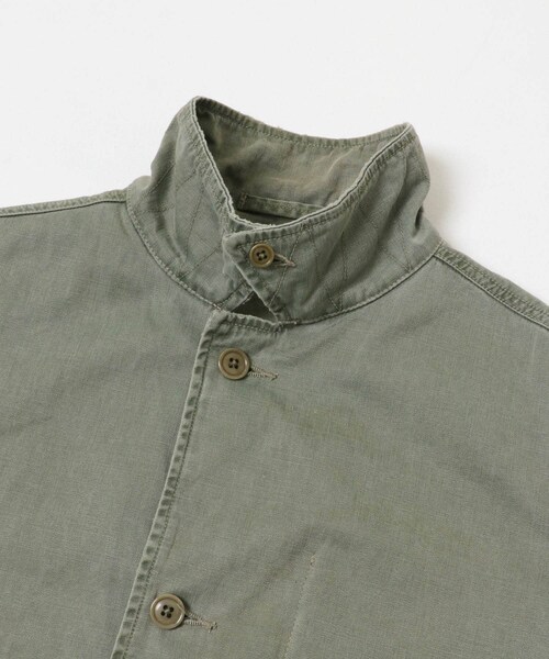 URBAN RESEARCH（アーバンリサーチ）の「A PRESSE　Vintage US NAVY N-4 Deck Jacket（ミリタリージャケット・メンズ・SAGE・2/3）」の4枚目の写真