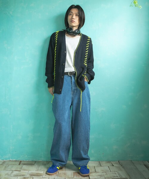 SENSE OF PLACE by URBAN RESEARCH（センスオブプレイスバイアーバンリサーチ）の「ストレートデニムパンツ（デニムパンツ・メンズ・BLACK/L.INDIGO・S/M/L）」の17枚目の写真