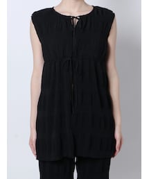 EMODA | シャーリングロングトップ(Tシャツ/カットソー)