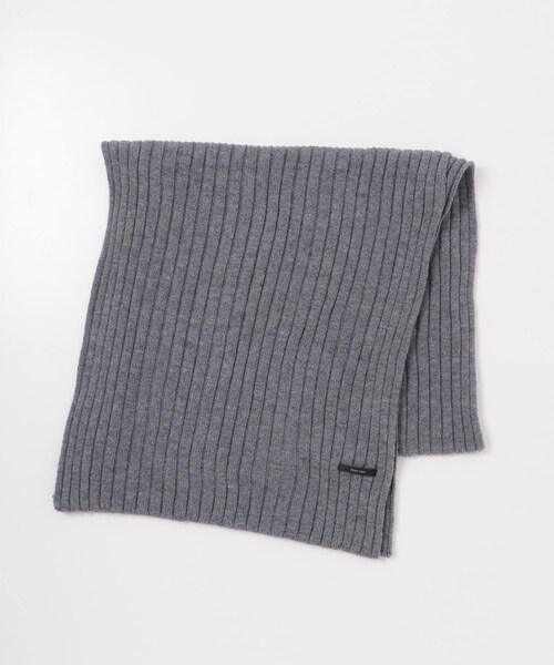 URBAN RESEARCH Sonny Label（アーバンリサーチサニーレーベル）の「リブニットマフラー（マフラー・レディース・ブラック/ブラウン/グレー/エクリュ・one）」の22枚目の写真