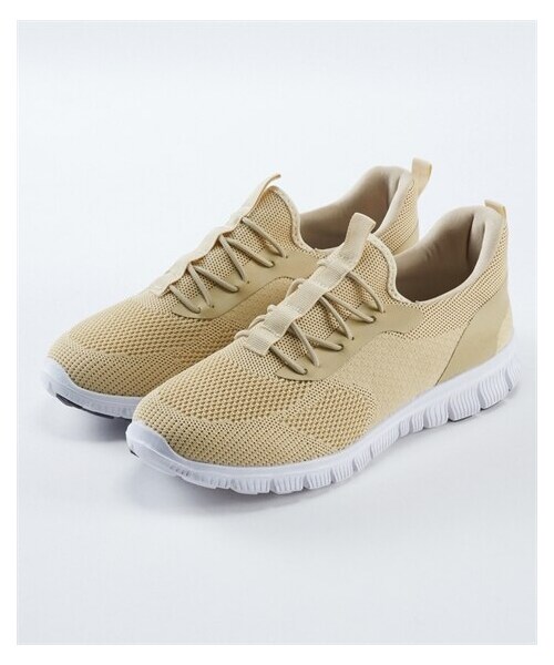 nissen（ニッセン）の「【ゆったり幅広】超軽量メッシュスニーカー（ワイズ４Ｅ）（スニーカー・メンズ・黒/ベージュ/ホワイト/グレー・23.5cm/4E/24.0cm/4E/24.5cm/4E/25.0cm/4E/25.5cm/4E/26.0cm/4E/26.5cm/4E）」の4枚目の写真