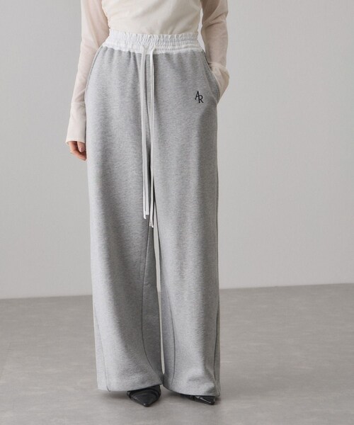 ADAM ET ROPE'（アダムエロペ）の「コンビウエストスウェットイージーパンツ（その他パンツ・レディース・グレー系/キナリ系・36/38）」の12枚目の写真