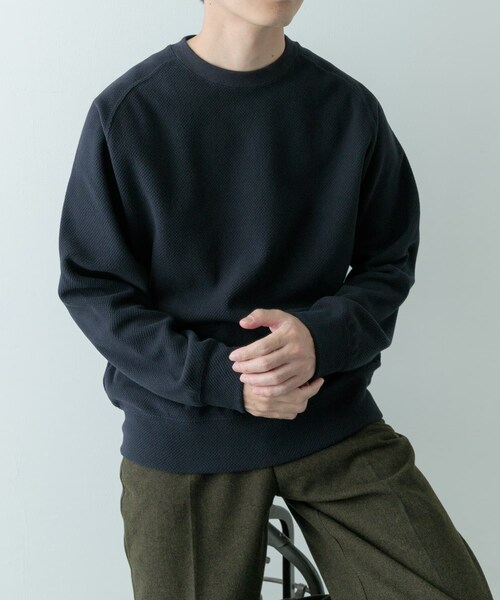 ITEMS URBANRESEARCH（アイテムズ アーバンリサーチ）の「発熱機能 クルーネックラグランTops（Tシャツ/カットソー・メンズ・GREIGE/OFF/BLK・M/L）」の17枚目の写真