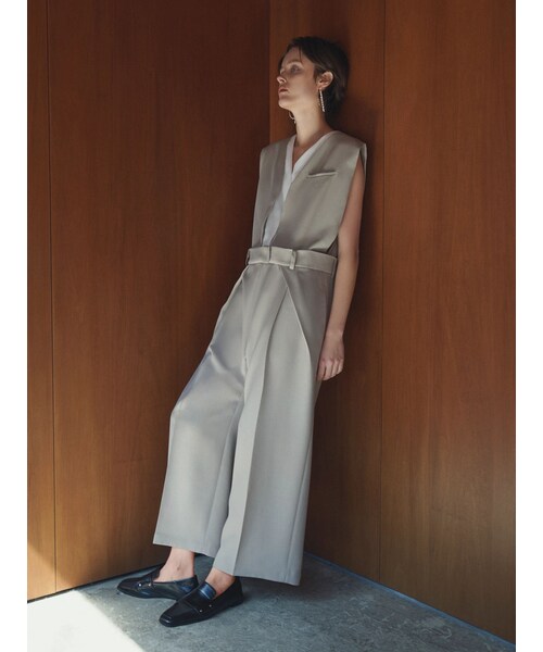 ELENDEEK(エレンディーク)の「LAYERED ALL IN ONE(ワンピース・レディース・ブラック/ベージュ・1/2)」の11枚目の写真