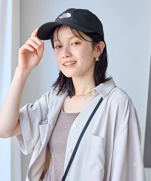 ROPE' PICNIC(ロペピクニック)の「【THE NORTH FACE/ザ・ノースフェイス】LONG BILL CAP(キャップ・レディース・ブラック/ベージュ・F)」の3枚目の写真
