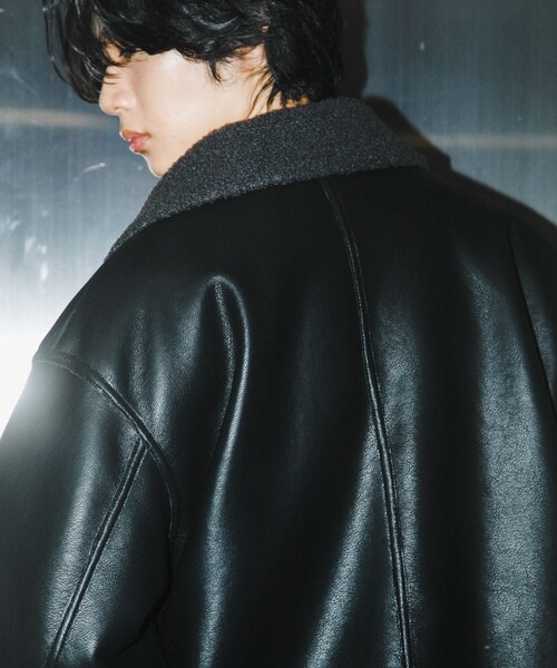 SENSE OF PLACE by URBAN RESEARCH（センスオブプレイスバイアーバンリサーチ）の「アソートボアブルゾン（ブルゾン・メンズ・BLK×CHA/BLK×BLK/GRY×KHK・M/L）」の21枚目の写真